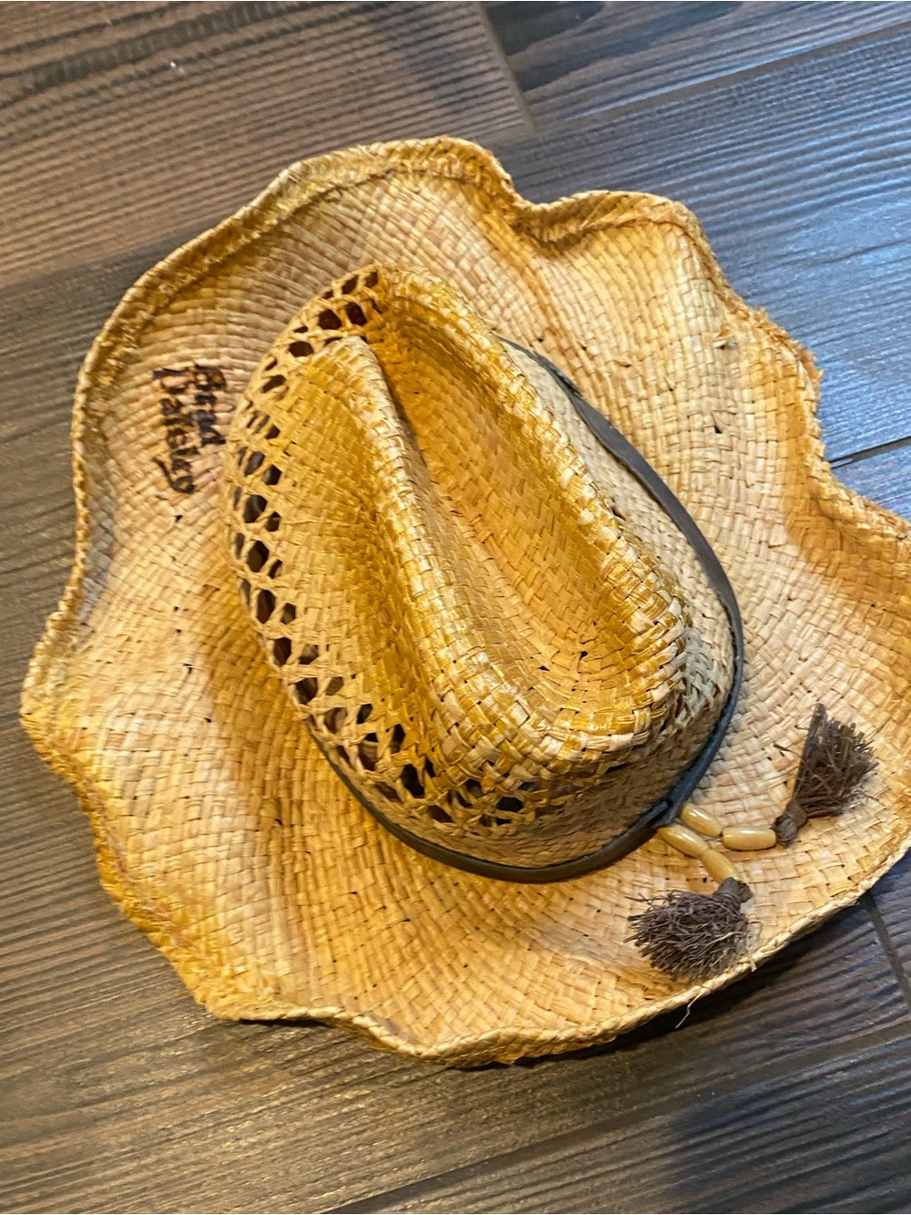 Straw Cowboy Hat- Brad Paisley